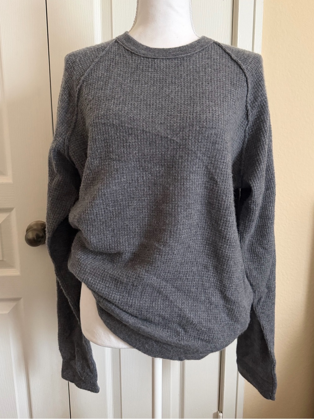 James Perse Gray Cashmere Sweater